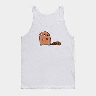 Sad beaver Tank Top